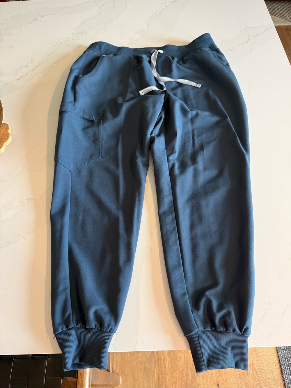 FIGS Women's  Slate Blue Drawstring Joggers